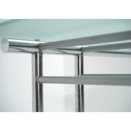 Rahmen und Glastischplatte Schreibtisch