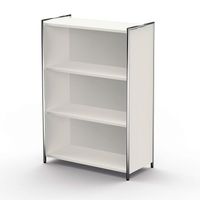 Chromeline offenes Sideboard 3 | 115 x 80 x 38 cm | Anthrazit oder Weiß