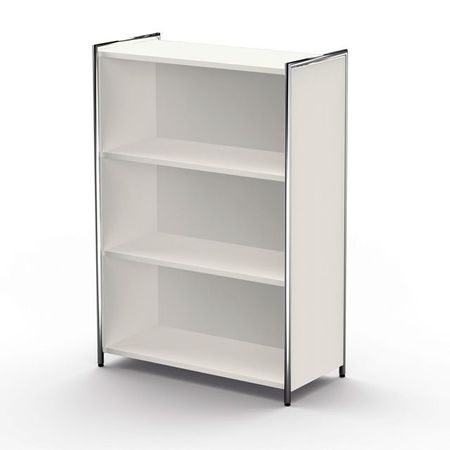 Chromeline offenes Sideboard mit 3 Ordnerhöhen  | 115 x 80 x 38 cm (HxBxT) | verschiedene Farben