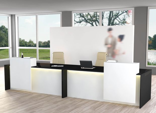 Behörde Amt Schreibtisch Beratungsplatz Theke Tresen