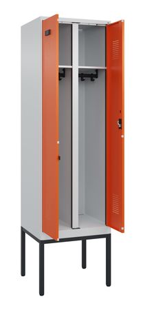 C+P Schwarz-Weiß-Spind Evolo PLUS