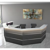Empfangstheke Mono U-Form | 108 x 350 x 243 cm (HxBxT)