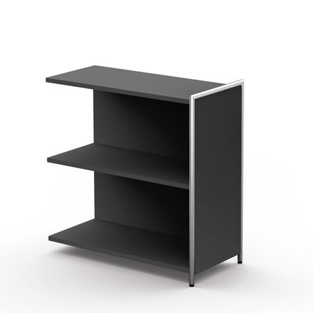 Chromeline Sideboard mit einem roten Schubfach und 2 Ordnerhöhen