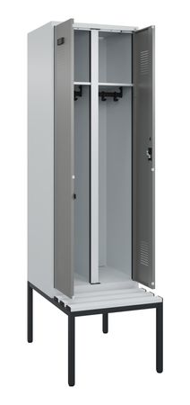 C+P Schwarz-Weiß-Spind Evolo PLUS
