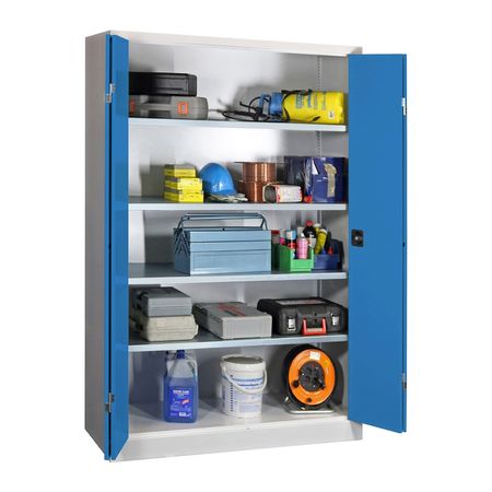 falttüren-schrank Schrank mit Falttüren falttür-schrank verzinkt werkstatt- schrank Werkzeug- schrank