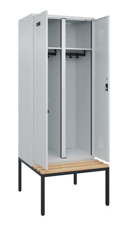 C+P Schwarz-Weiß-Spind Evolo PLUS