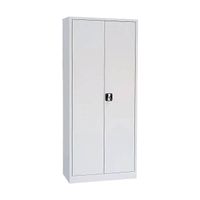 Aktenschrank verzinkt | Stahlschrank GRAU 180x80x38 vollverzinkte Fachböden