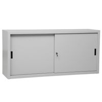 Aktenschrank | Schiebetürenschrank 75x160x45 GRAU