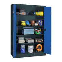 PAVOY Falttürenschrank | Werkstattschrank | 195 x 120 x 60 | mit 4 lackierten oder verzinkten Fachböden | große Farbauswahl