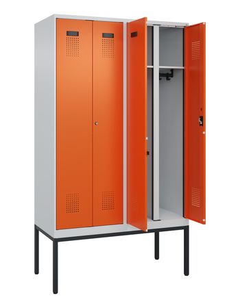 C+P Schwarz-Weiß-Spind Evolo PLUS