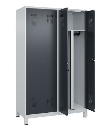 C+P PSA Schwarz-Weiß-Spind Evolo PLUS