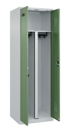 C+P PSA Schwarz-Weiß-Spind Evolo PLUS