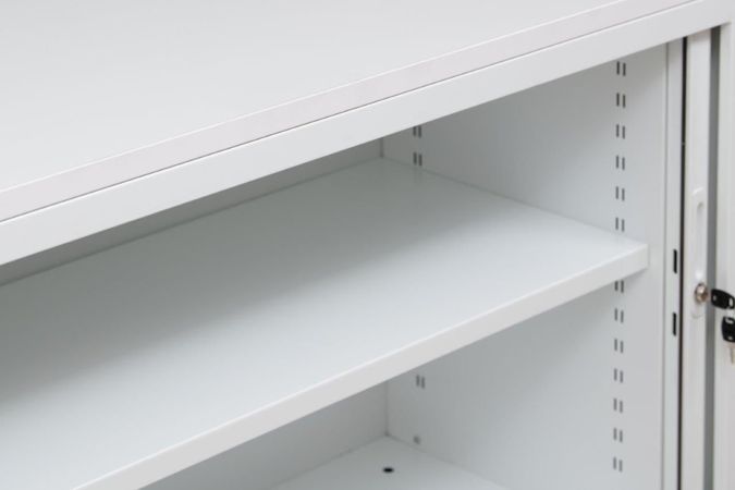 Detailansicht Rolladenschrank Aktenschrank Büroschrank