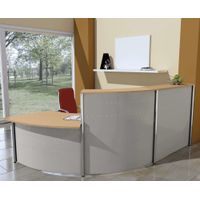 Rundtheke Classic Medium mit Tischerweiterung | 115 x 331 x 184 cm (HxBxT)