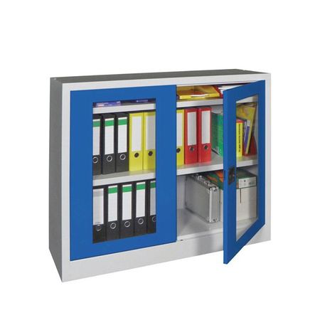 metallschrank flügeltürenschrank aktenschrank werkstattschrank stahlschrank