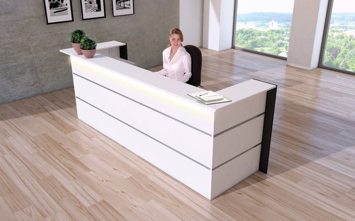 Anmeldung Rezeption Thekenelement  Empfangstheken Ladenausstattung