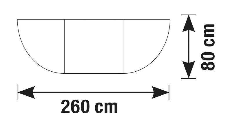 Emfangstheke modern technische Zeichnung