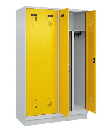 C+P PSA Schwarz-Weiß-Spind Evolo PLUS
