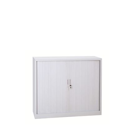 Aktenschrank | Rolladenschrank 75x80x46 GRAU