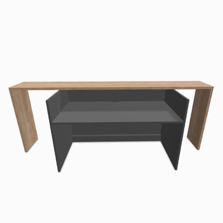 Emfpangstresen Rezeption weiss Anmeldung Counter Friseursalon Arztpraxis