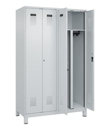 C+P PSA Schwarz-Weiß-Spind Evolo PLUS