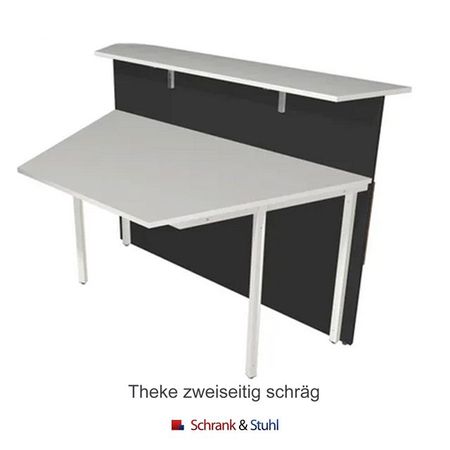 Empfangstheke Anmeldung ESG Sicherheitsglas Empfangstresen Informationsstand Rezeption Auskunft 