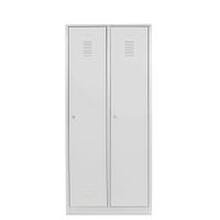 Spind mit 2 Abteilen 180x80x50 GRAU