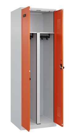 C+P PSA Schwarz-Weiß-Spind Evolo PLUS