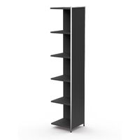 Chromeline Anbau-Highboard 5 schmal | 185 x 39 x 38 cm | Anthrazit oder Weiß
