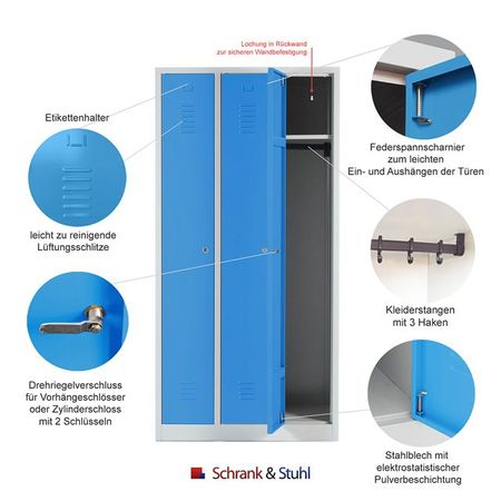 Standfüße Kleiderspind wohnheimeinrichtung