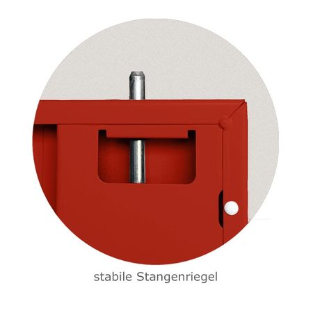 Zwei-Punkte-Verriegelung Schwerlastschrank Stahlschrank Flügeltürschrank Werkzeugschrank