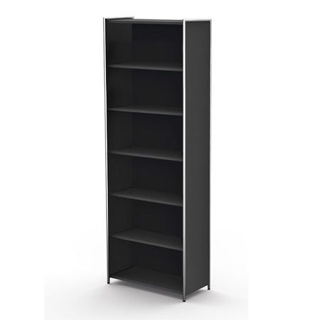 Bücherregal Aktenregal Büroregal anthrazit schwarz Aktenschrank Aktenschrankwand