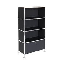 Büroregal | Aktenregal | Highboard 4 mit einer Klapptür