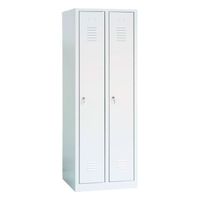 Spind mit 2 Abteilen 180x60x50 GRAU