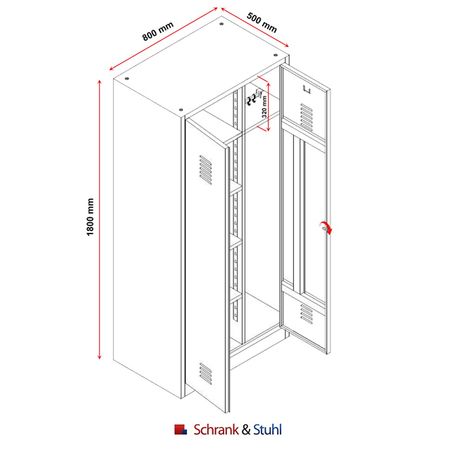 putzmittelschrank mit sieben fächern