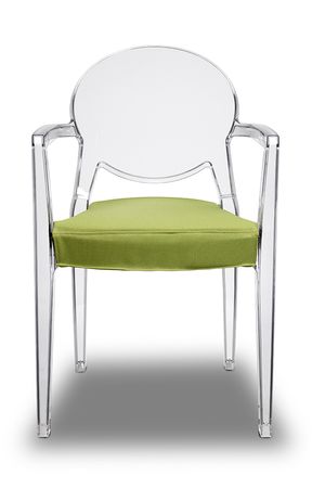 transparenter Armlehnstuhl