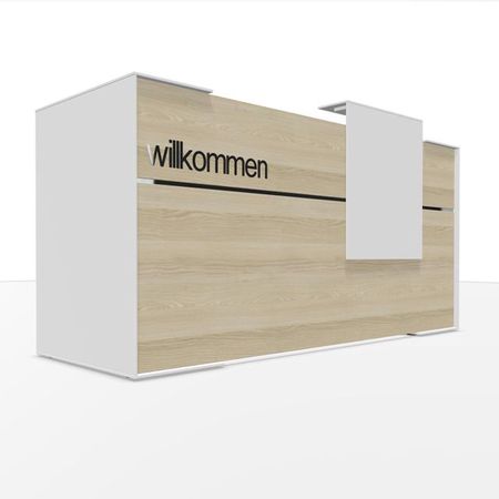 Empfangstheke Leo Holztheke LED-Beleuchtung Rezeption Anmeldung