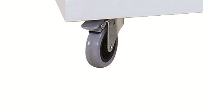 Werkzeugwagen Kleinteile Rad mit Feststellbremse