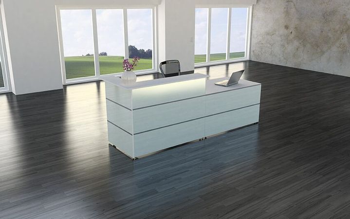 Verkaufstheke  Salontheke Laden ESG Sicherheitsglas ThekeBar Rezeption Thekenelement  Empfangstheken