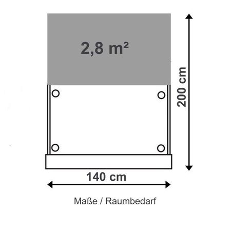Masse Empfangstresen Satinglas 4