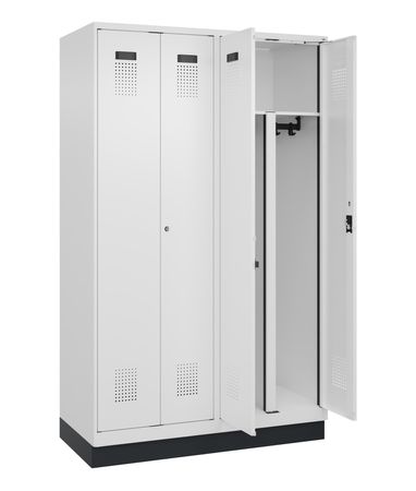 C+P PSA Schwarz-Weiß-Spind Evolo PLUS