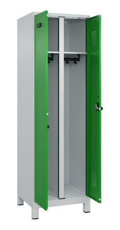 C+P Schwarz-Weiß-Spind Evolo PLUS