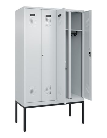 C+P Schwarz-Weiß-Spind Evolo PLUS