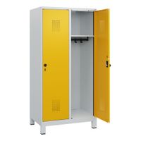 C+P Spind Evolo PLUS, Füße, 2 Abteile, 1630x800x500mm
