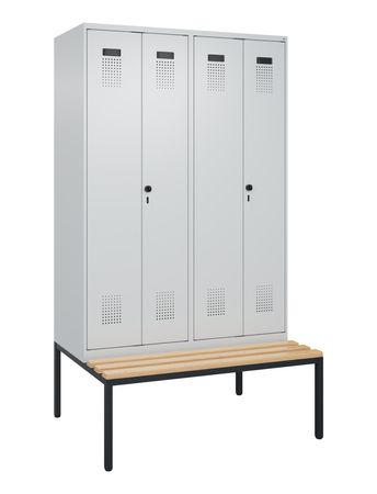 C+P Schwarz-Weiß-Spind Evolo PLUS