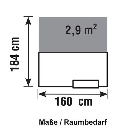Raummaß Empangstheke Empfangstresen
