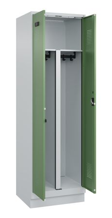 C+P PSA Schwarz-Weiß-Spind Evolo PLUS