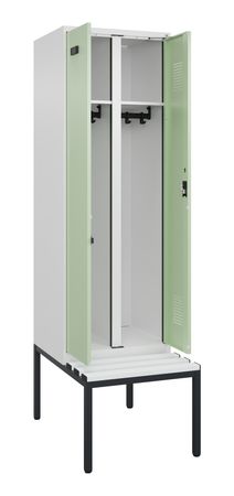 C+P Schwarz-Weiß-Spind Evolo PLUS