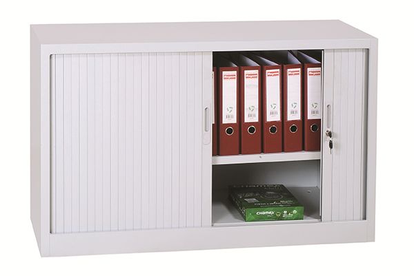 büro rolladenschrank lichtgrauer rolladenschrank