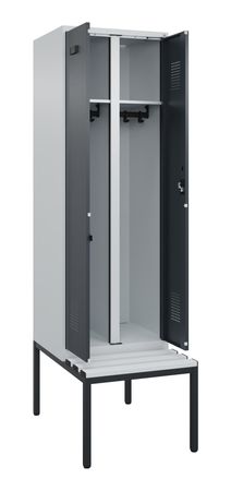 C+P Schwarz-Weiß-Spind Evolo PLUS
